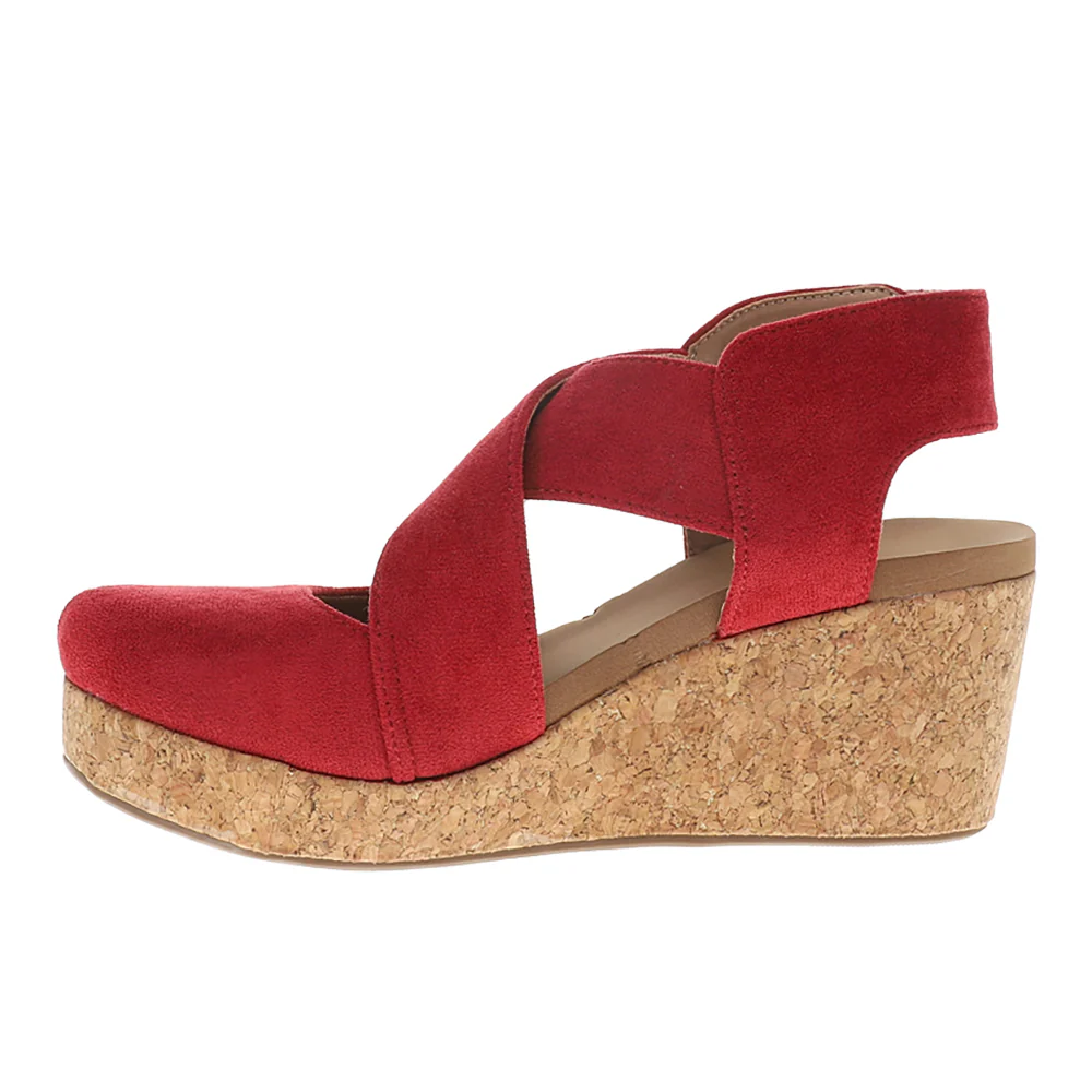 Case Closed Wedge Sandals - Image 3