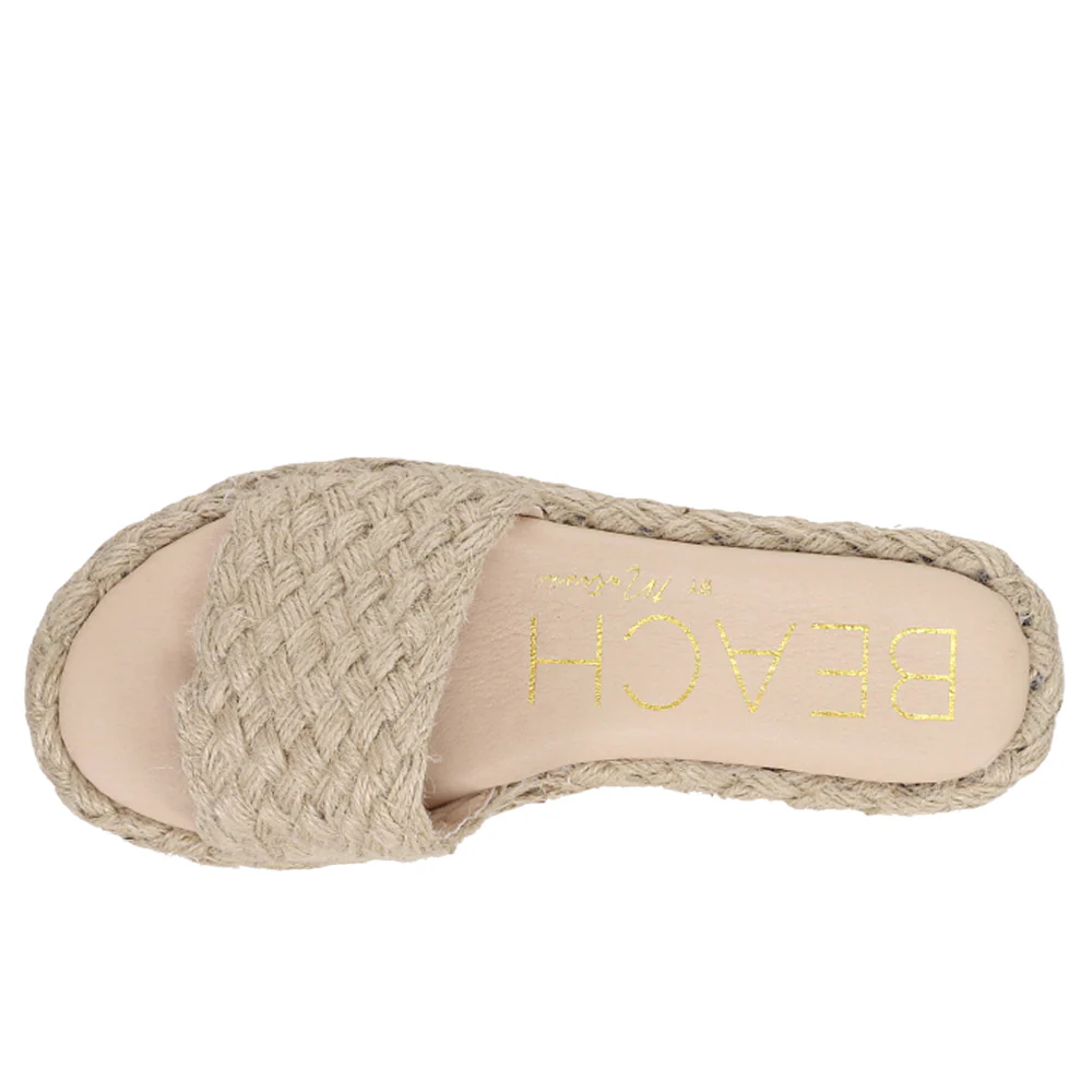 Caspia Espadrille Platform Slide Sandals - Image 4