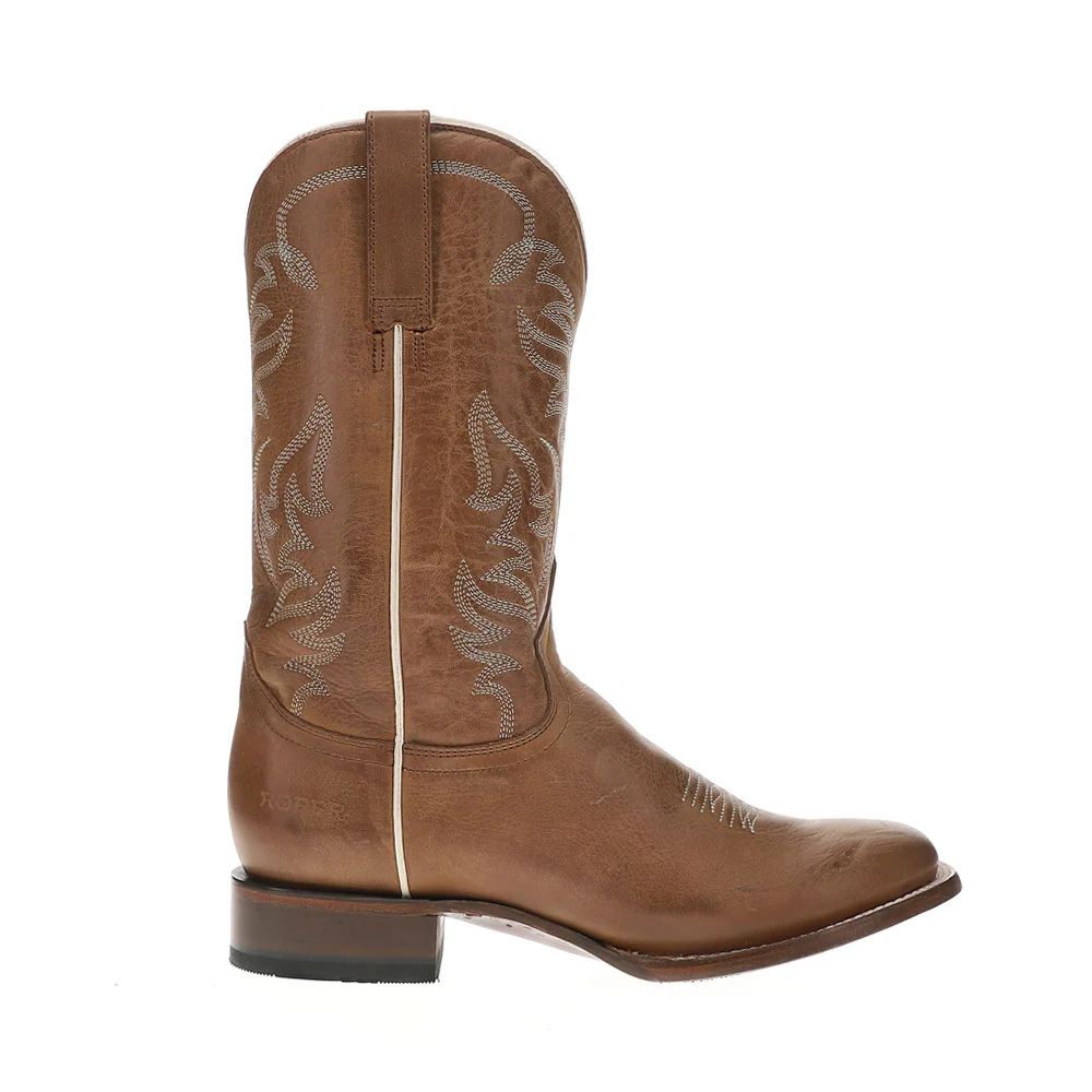 Cassidy Square Toe Pull On Cowboy Boots