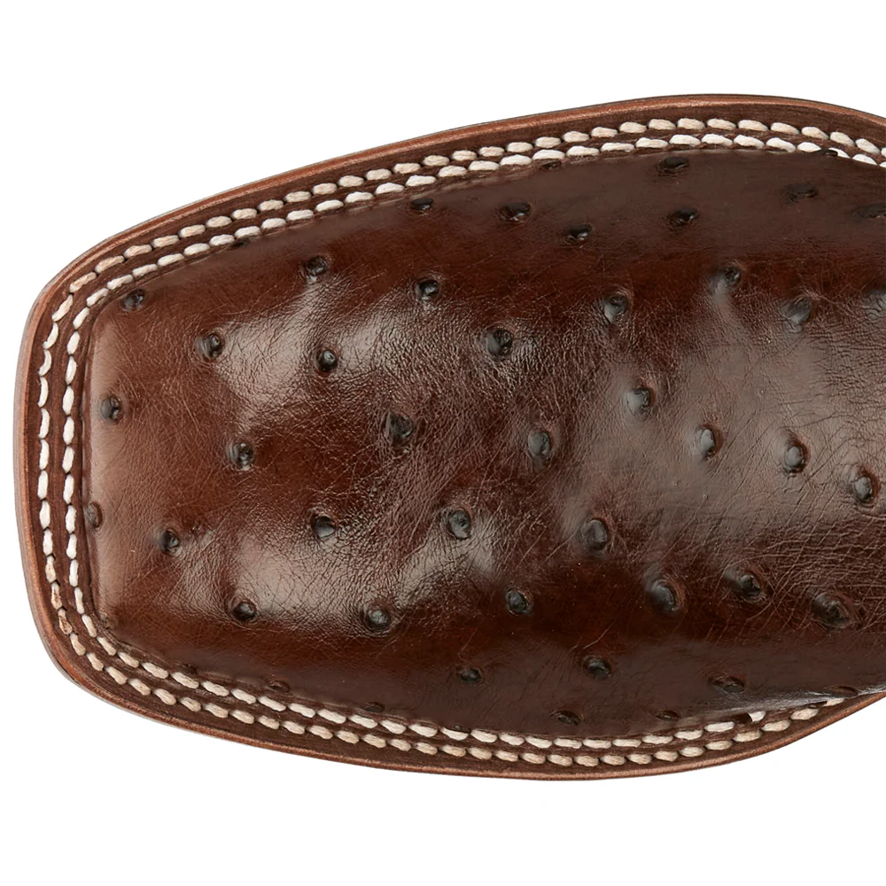 Castillo 11 Inch Full Quill Ostrich Square Toe Cowboy Boots - Image 4