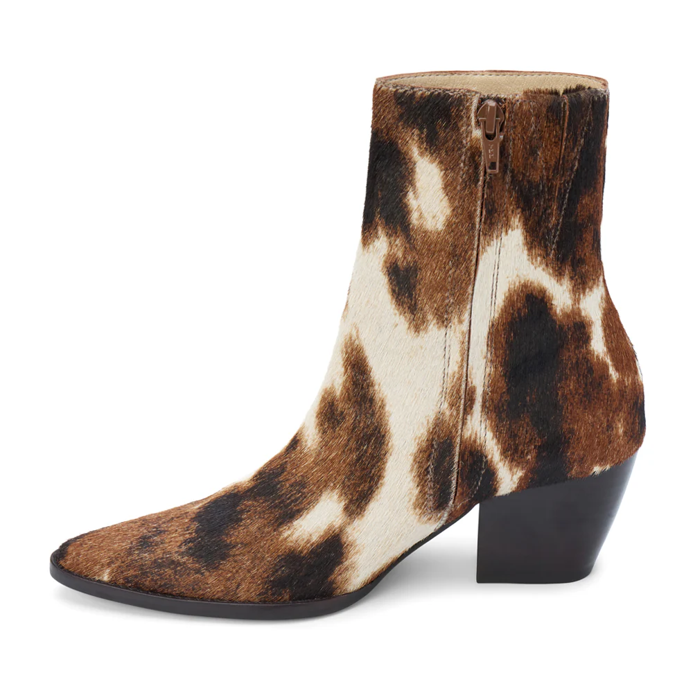 Caty Pointed Toe Zippered Booties - Image 3