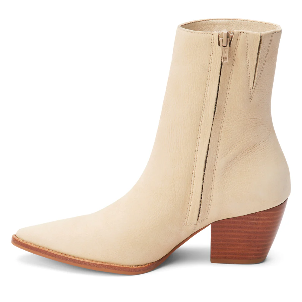 Caty Pointed Toe Zippered Booties - Image 3
