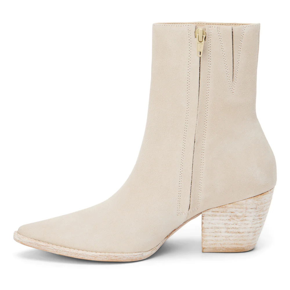 Caty Pointed Toe Zippered Booties - Image 3