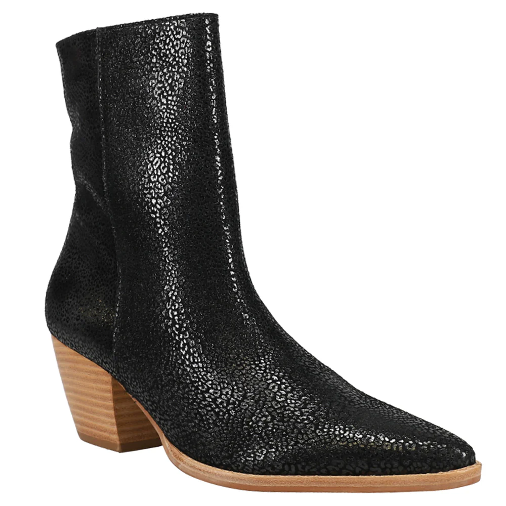 Caty Pointed Toe Zippered Booties - Image 2