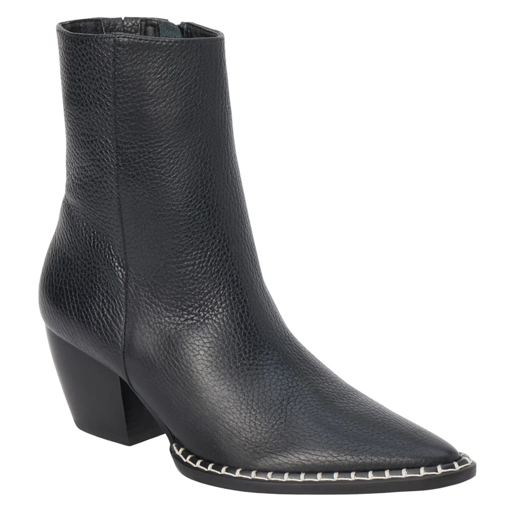 Caty Pointed Toe Zippered Booties - Image 2
