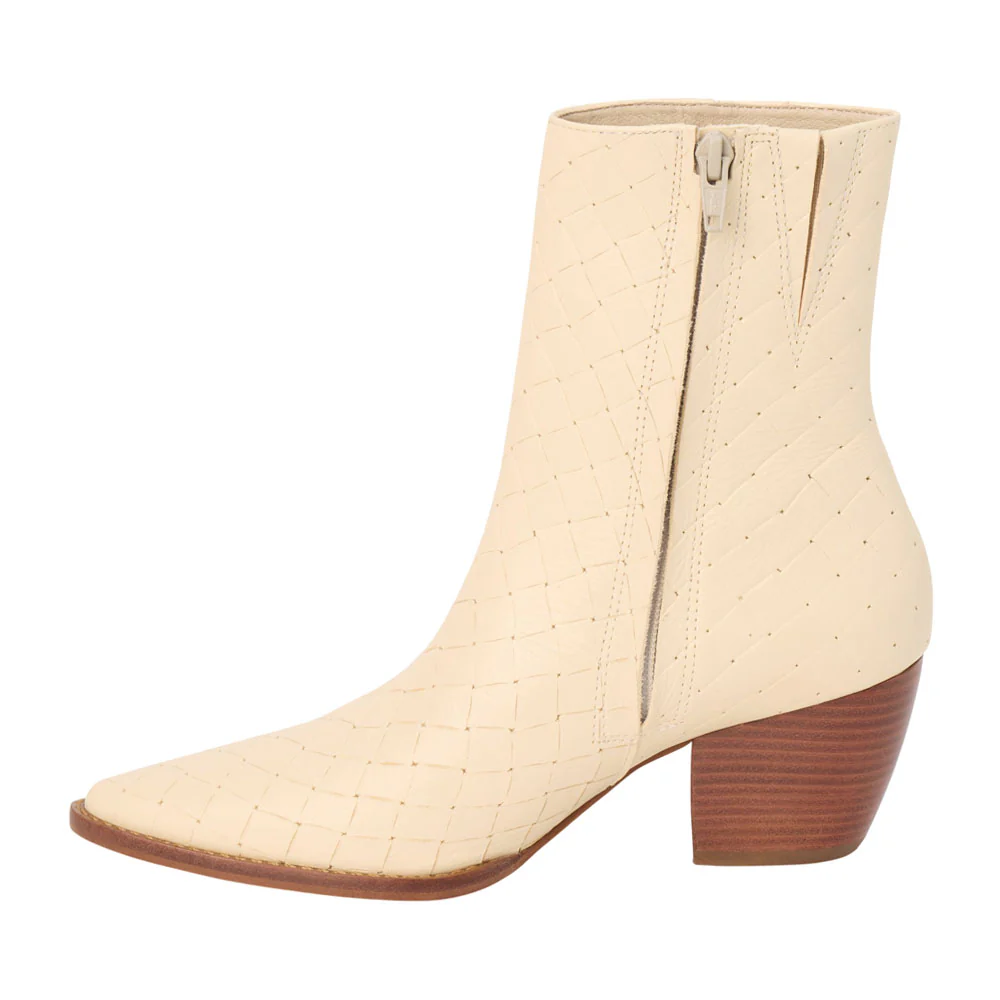 Caty Pointed Toe Zippered Booties - Image 3