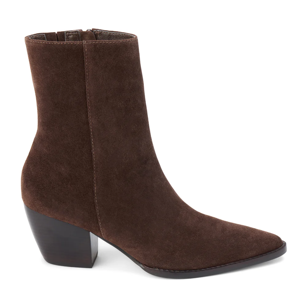 Caty Pointed Toe Zippered Booties