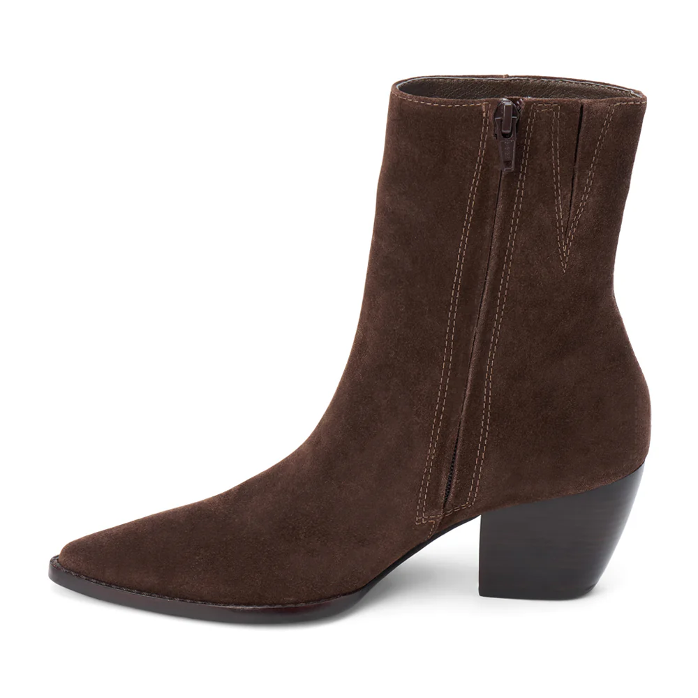 Caty Pointed Toe Zippered Booties - Image 3
