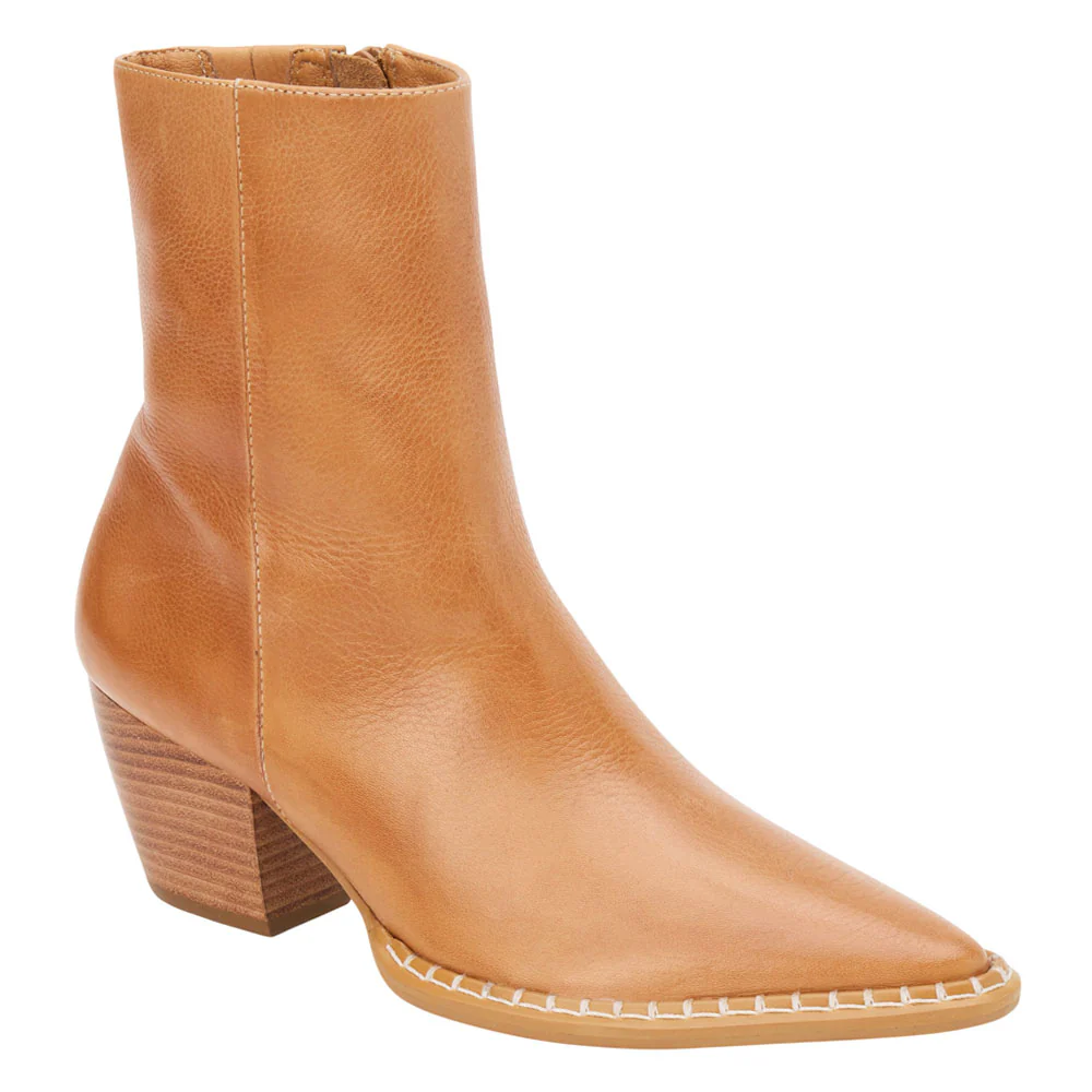 Caty Pointed Toe Zippered Booties - Image 2