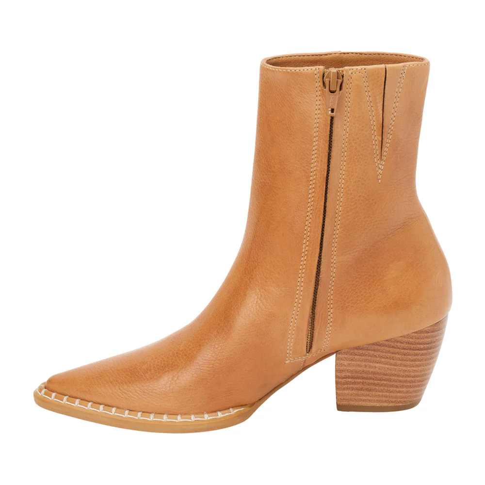 Caty Pointed Toe Zippered Booties - Image 3