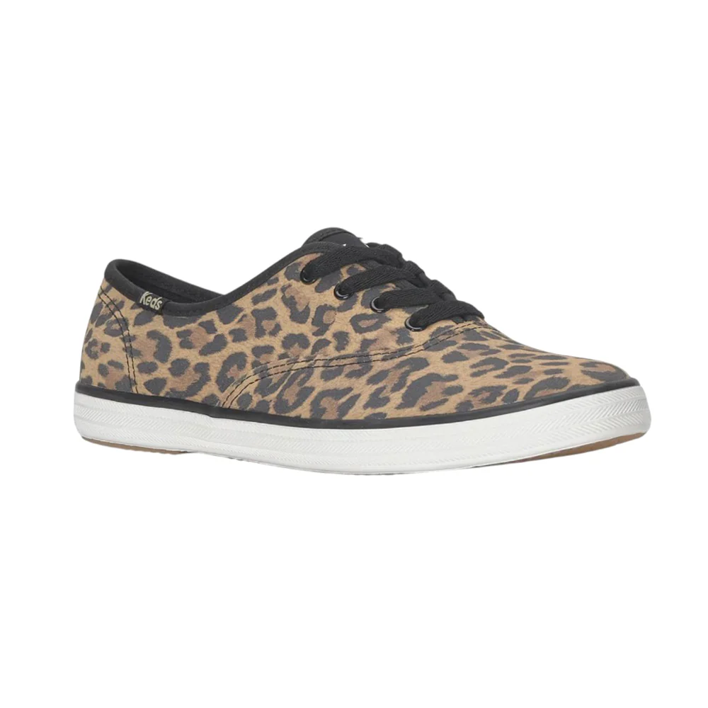 Champion Leopard Suede Lace Up Sneakers - Image 2