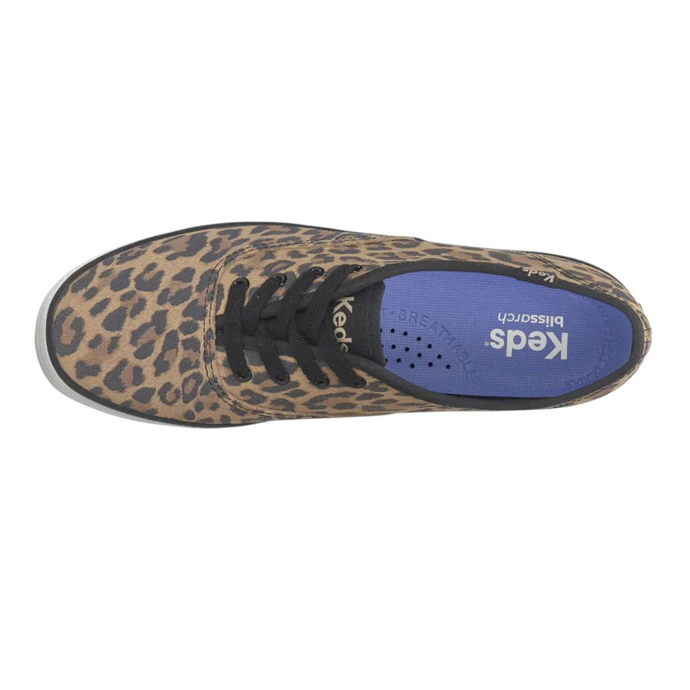 Champion Leopard Suede Lace Up Sneakers - Image 4