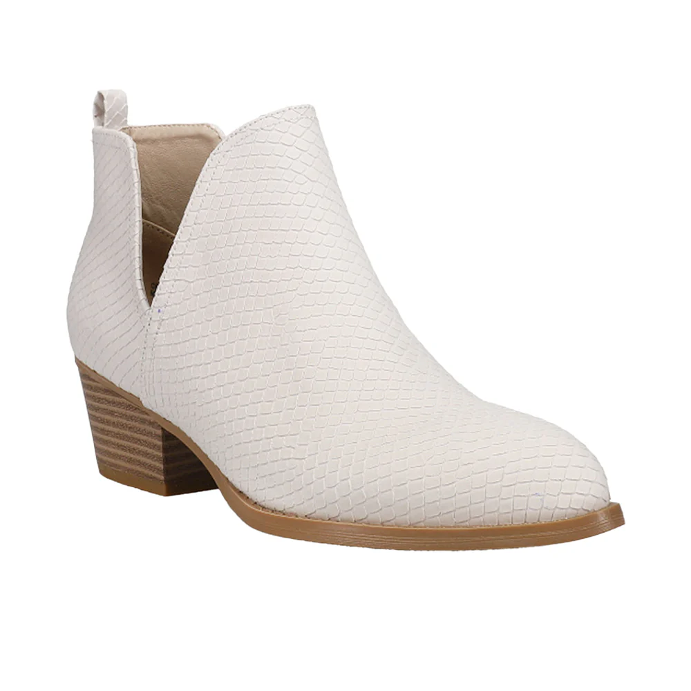 Cherish Snake Pointed Toe Pull On Boots - Image 2