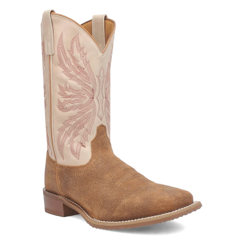 Chet Embroidered Square Toe Cowboy Boots - Image 2