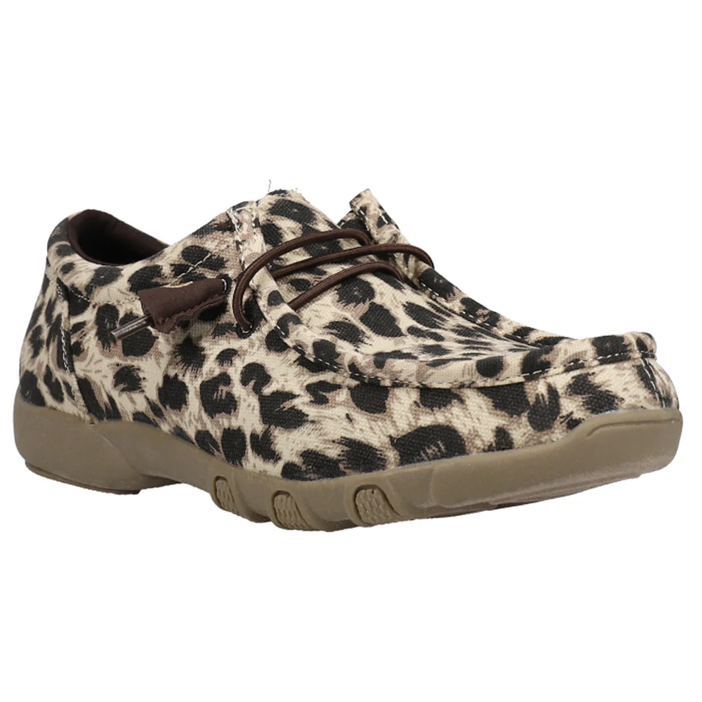 Chillin Leopard Moc Toe Slip On Flats - Image 2