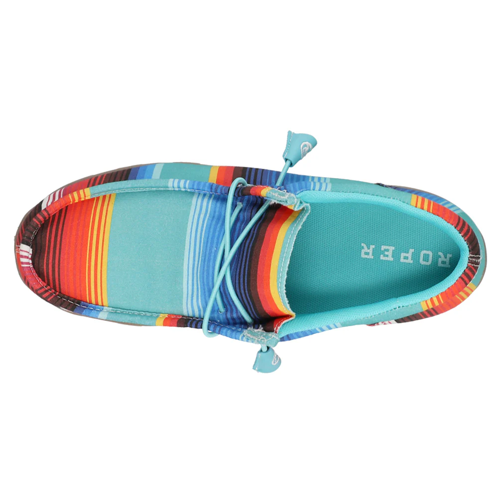 Chillin Serape Striped Slip On Flats - Image 4