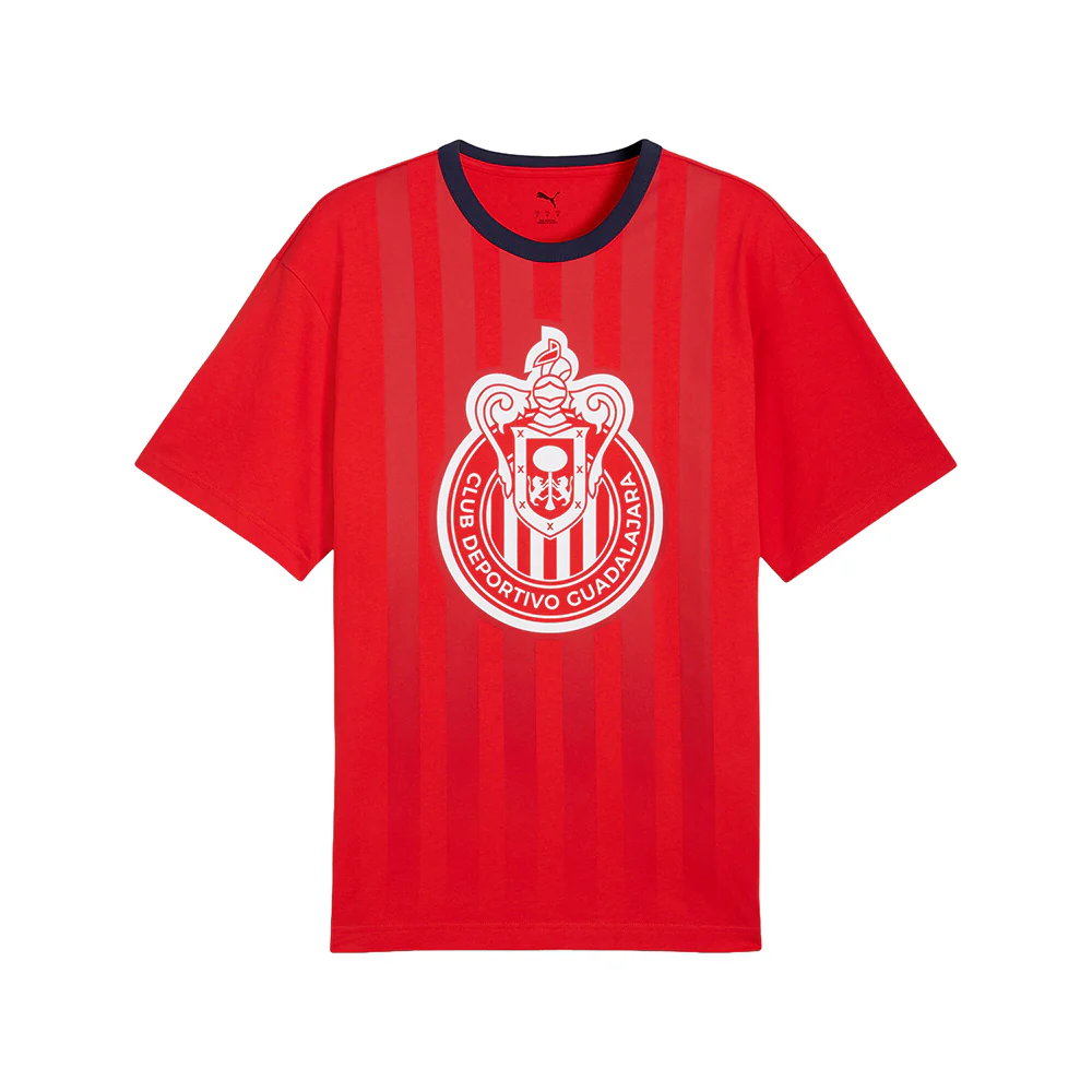 Chivas Graphic Crest Relaxed Crew Neck Short Sleeve T-Shirt