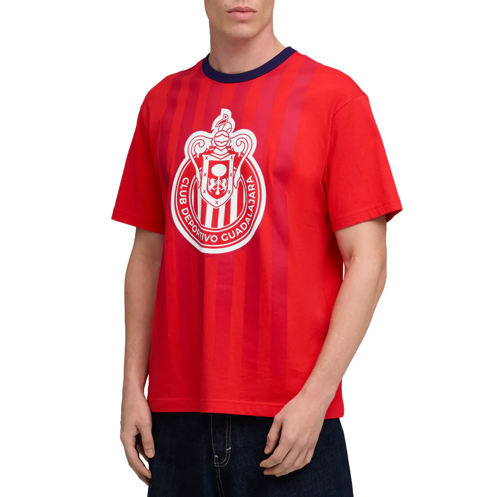 Chivas Graphic Crest Relaxed Crew Neck Short Sleeve T-Shirt - Image 3