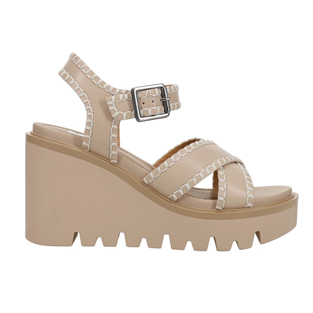 Cienna Ankle Strap Wedge Sandals
