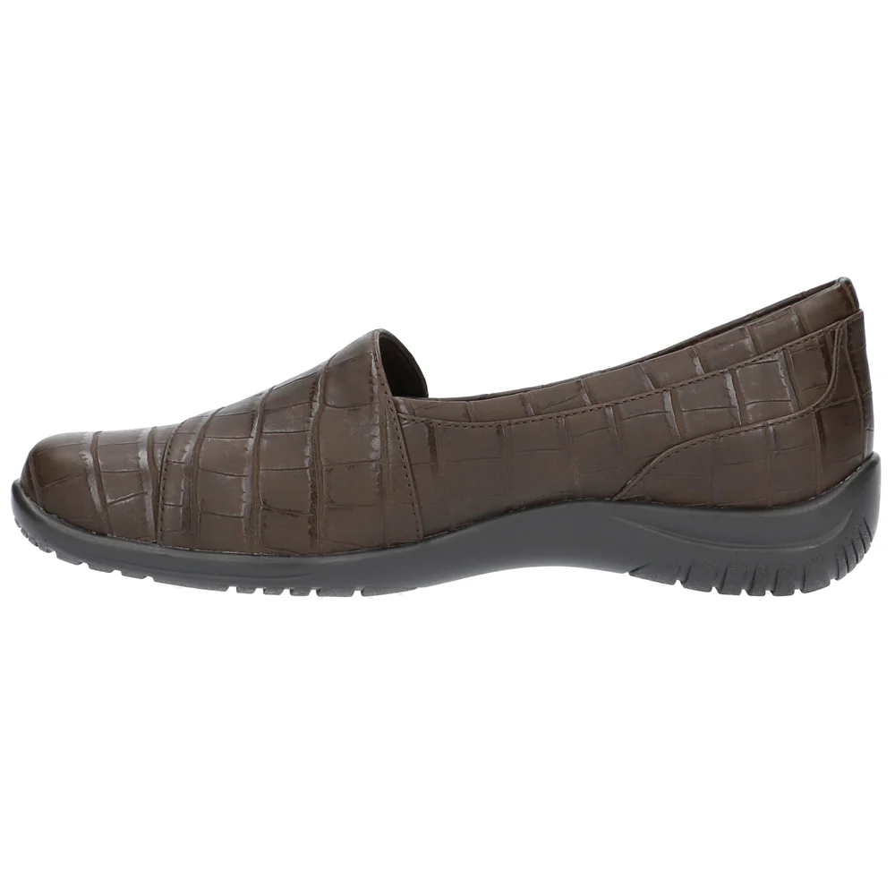 Cinnamon Croc Slip On Flats - Image 4
