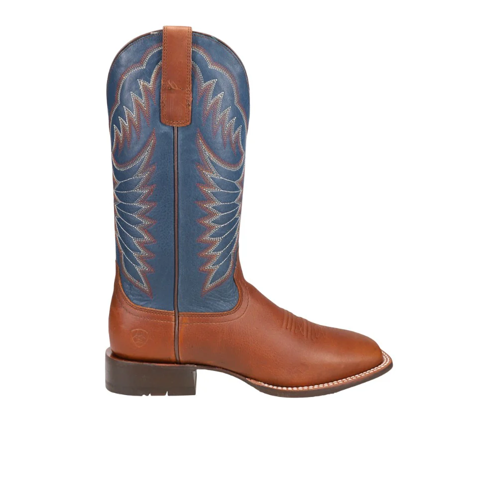 Circuit Fargo Embroidered Square Toe Pull On Cowboy Boots