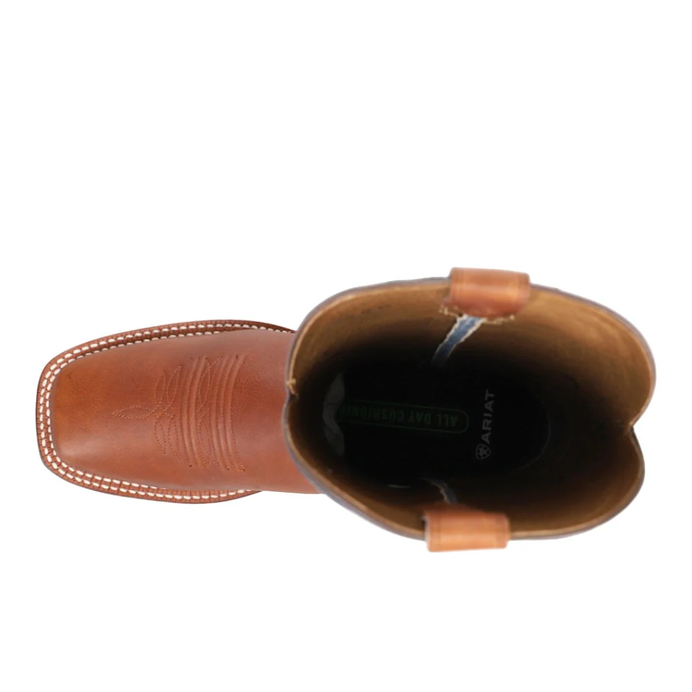 Circuit Fargo Embroidered Square Toe Pull On Cowboy Boots - Image 4