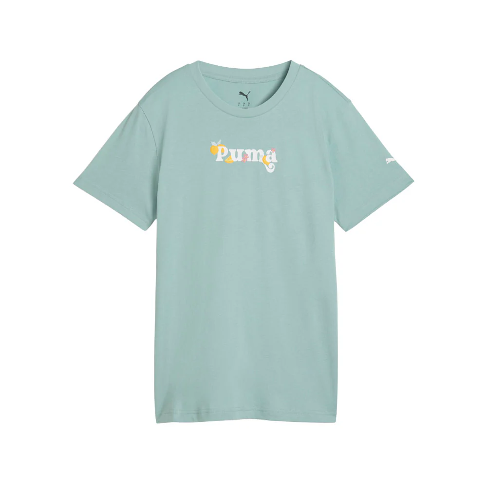 Citrus Graphic Crew Neck Short Sleeve T-Shirt