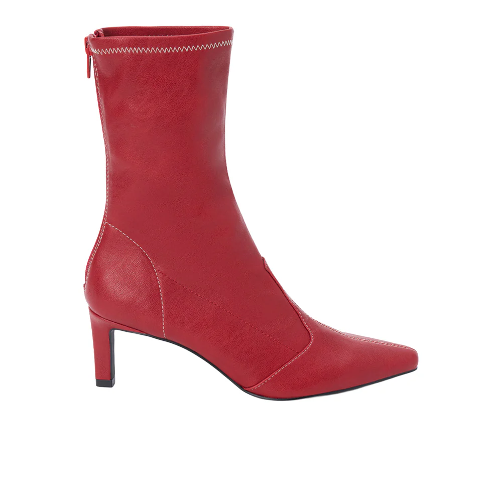 Clara Pointed Toe Zippered Boots