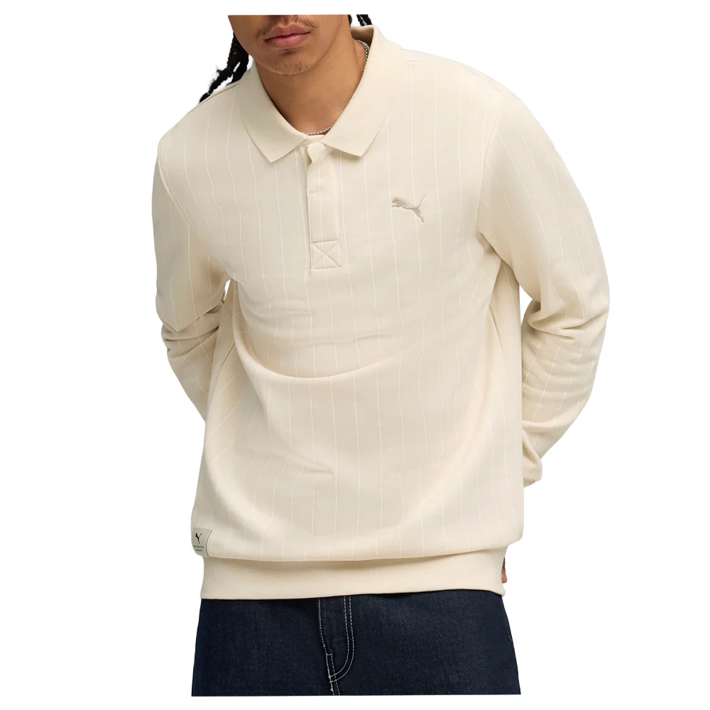Class Collared Long Sleeve Polo Shirt - Image 3