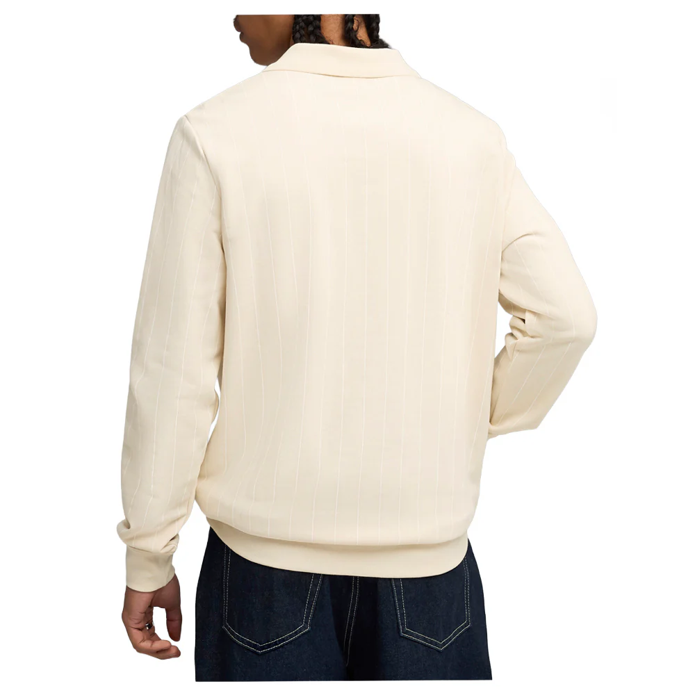 Class Collared Long Sleeve Polo Shirt - Image 4