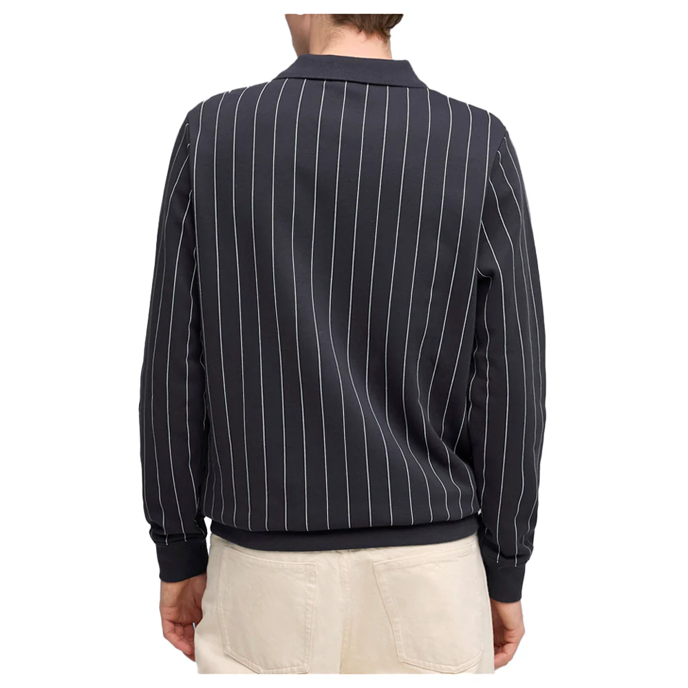 Class Collared Long Sleeve Polo Shirt - Image 4