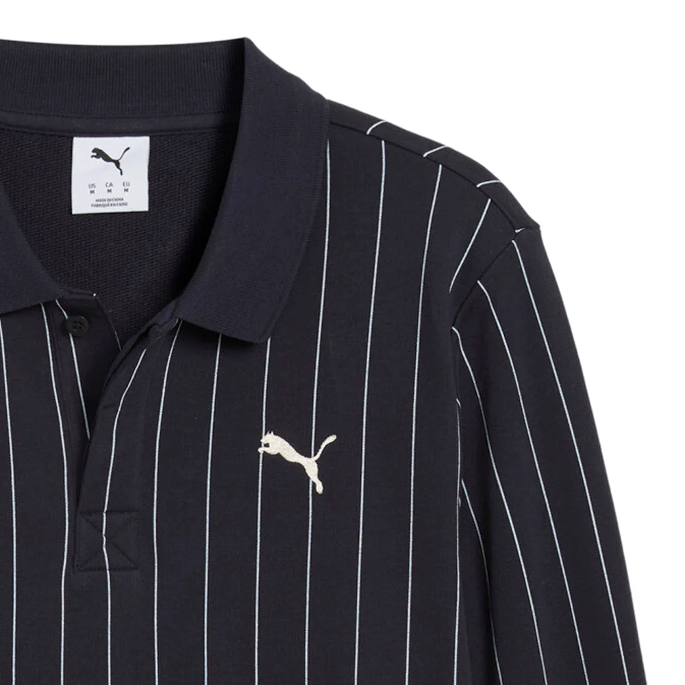 Class Collared Long Sleeve Polo Shirt - Image 5