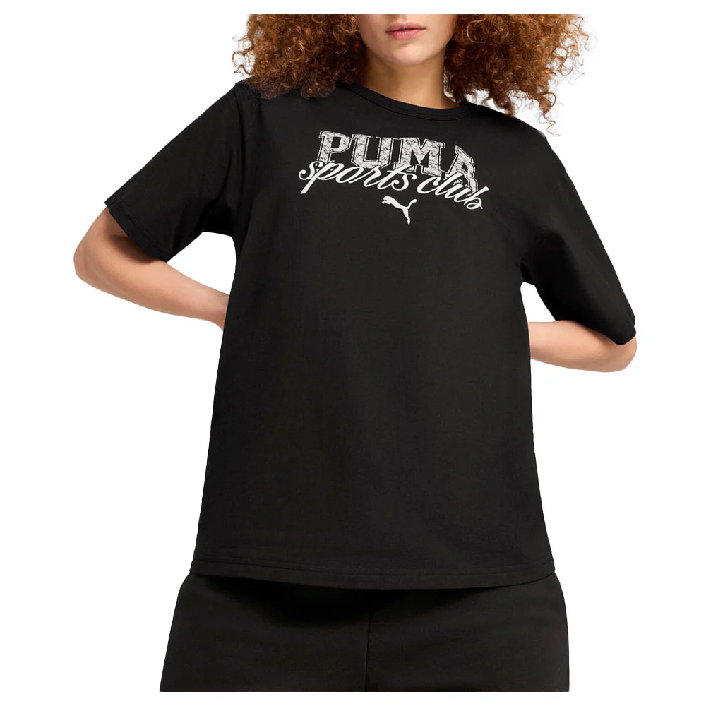 PUMA Class Relaxed Logo Crew Neck Short Sleeve T-Shirt - Image 3