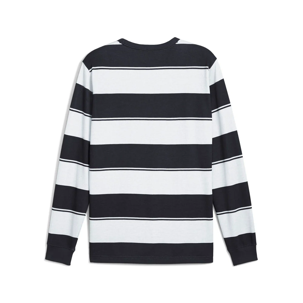 Class Striped Crew Neck Sweatshirt - Image 2