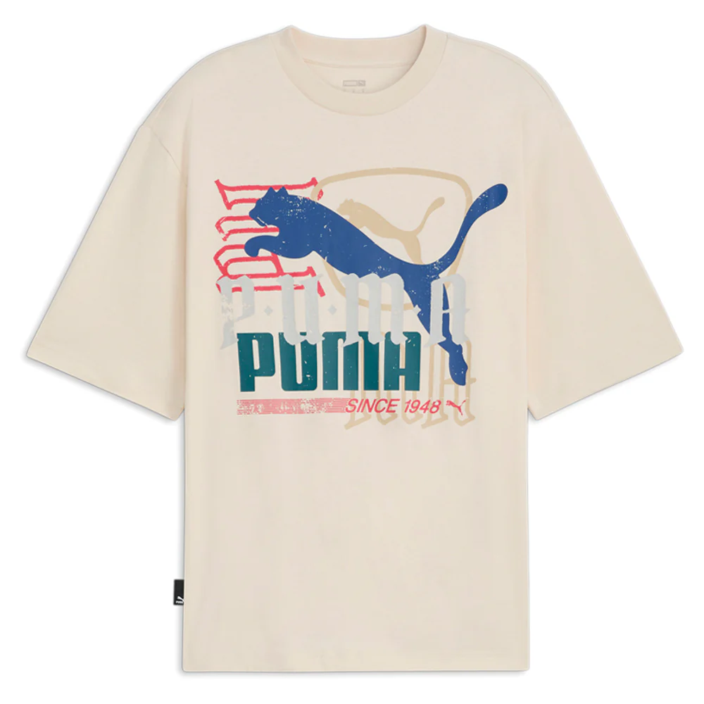 Classics Play Paris Overlay Logo Crew Neck Short Sleeve T-Shirt