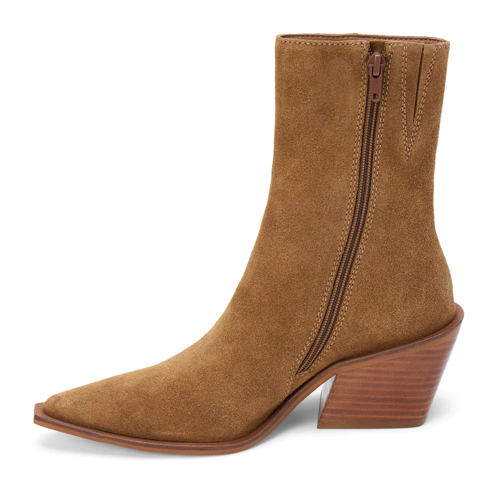 Cleo Pointed Toe Zippered Booties - Image 3