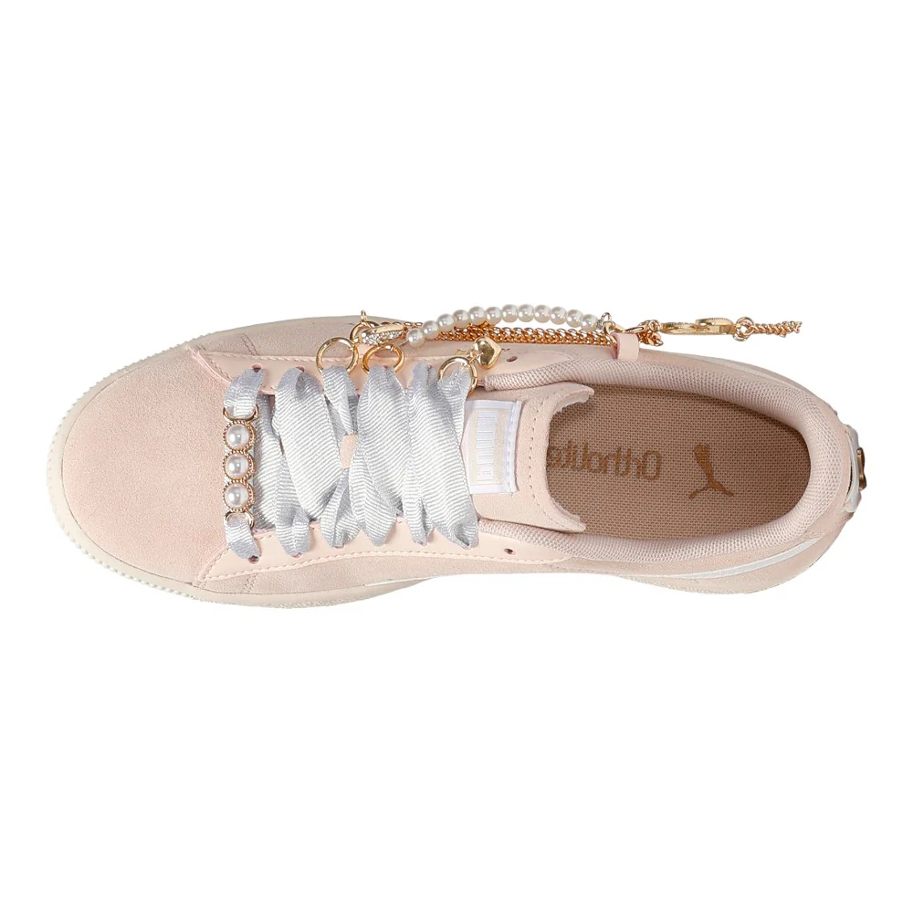 Clyde Charm Lace Up Sneakers - Image 4