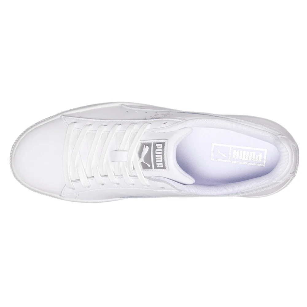 Clyde Core Foil Lace Up Sneakers - Image 4