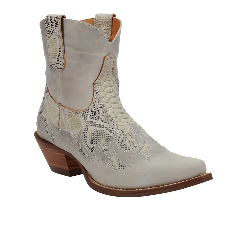 Cobra Kiss Leather Snip Toe Cowboy Booties - Image 2