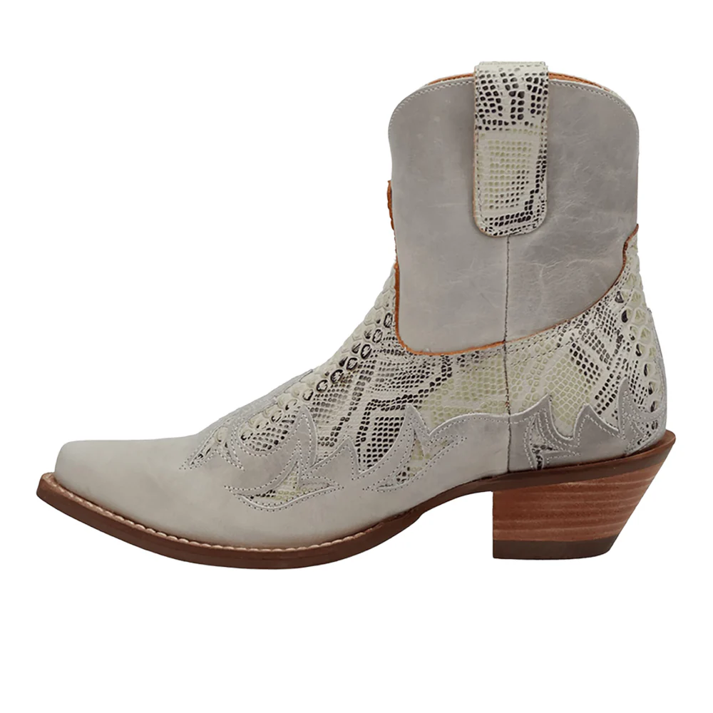 Cobra Kiss Leather Snip Toe Cowboy Booties - Image 3