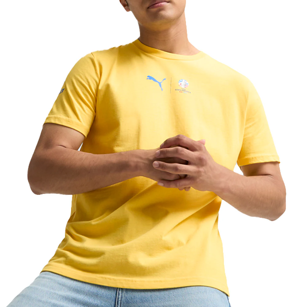 Conmebol Ca Brazil Crew Neck Short Sleeve T-Shirt - Image 3