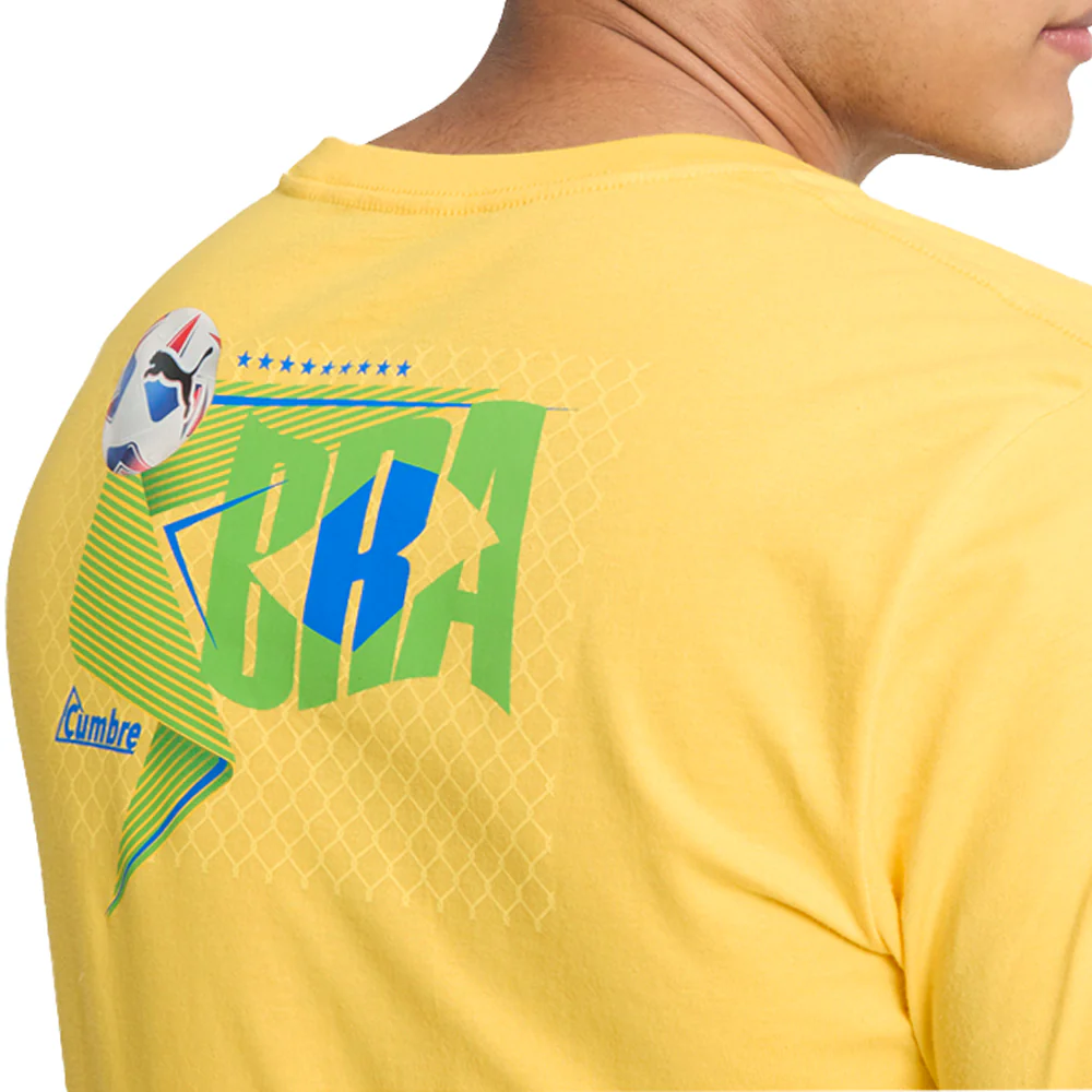 Conmebol Ca Brazil Crew Neck Short Sleeve T-Shirt - Image 4