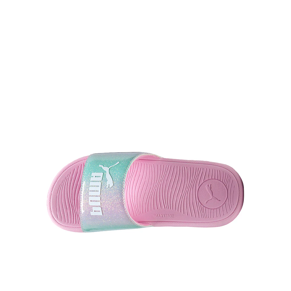 Cool Cat 2.0 Glitter Slide Sandals (Big Kid) - Image 4
