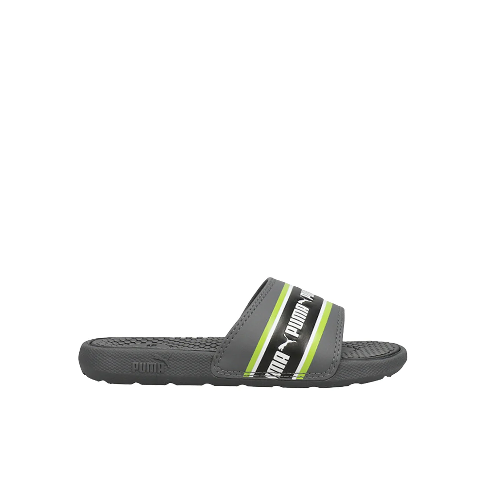 Cool Cat Stripe Repeat Slides (Little-Kid)