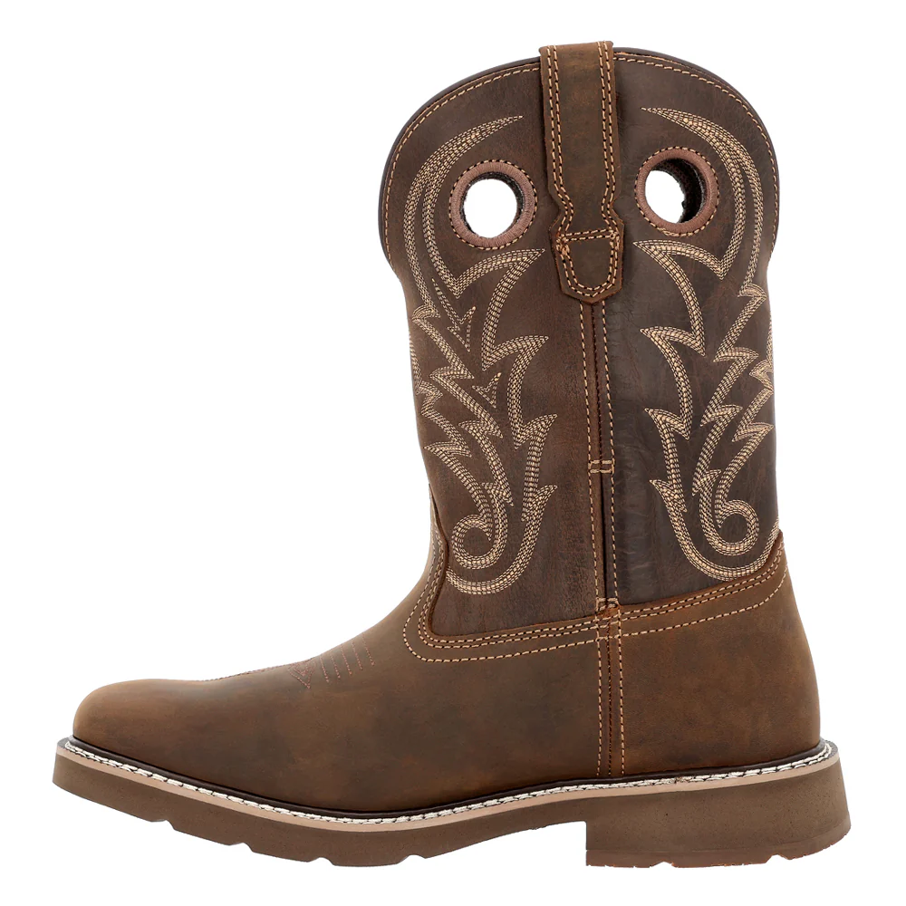 Core 37 Western 11 Inch Waterproof Steel Toe Work Boots - Image 3