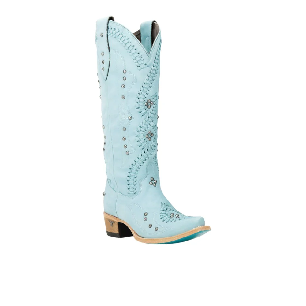 Cossette Embroidered Studded Snip Toe Boot - Image 2