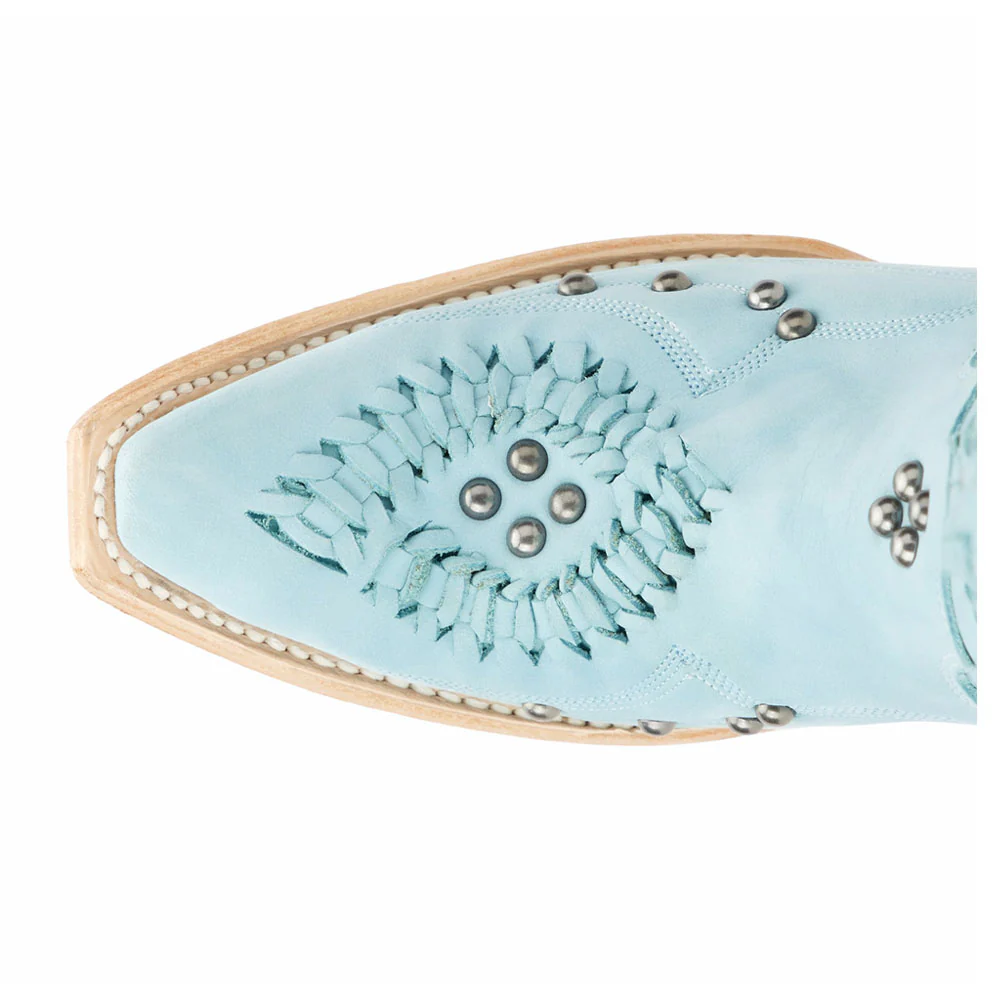 Cossette Embroidered Studded Snip Toe Boot - Image 4