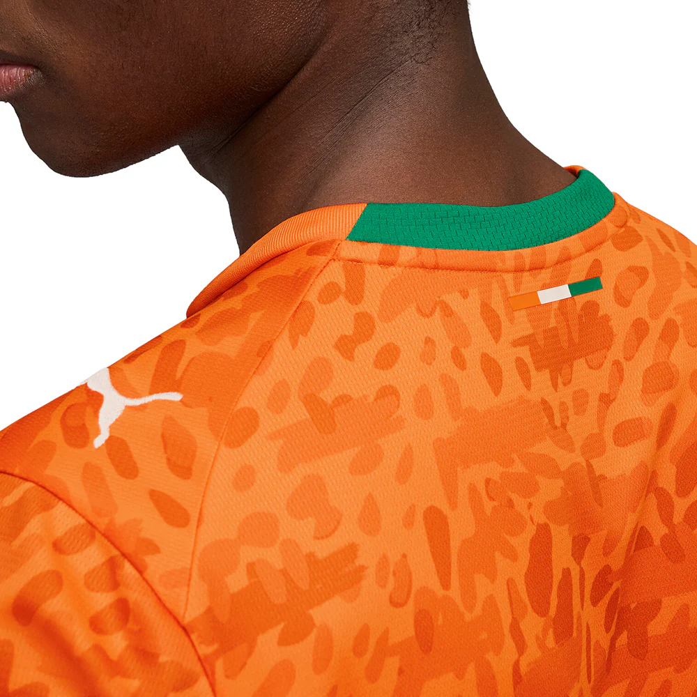 Côte d'Ivoire Home Crew Neck Short Sleeve Soccer Jersey - Image 5
