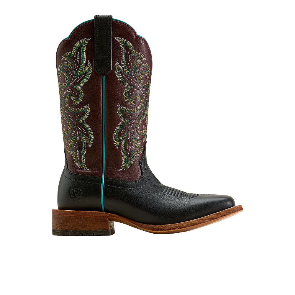 County Lane Wide Square Toe Pull On Cowboy Boots