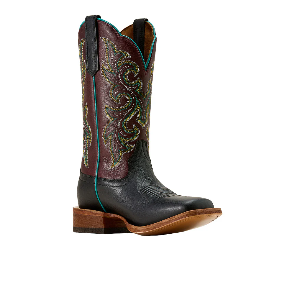 County Lane Wide Square Toe Pull On Cowboy Boots - Image 2